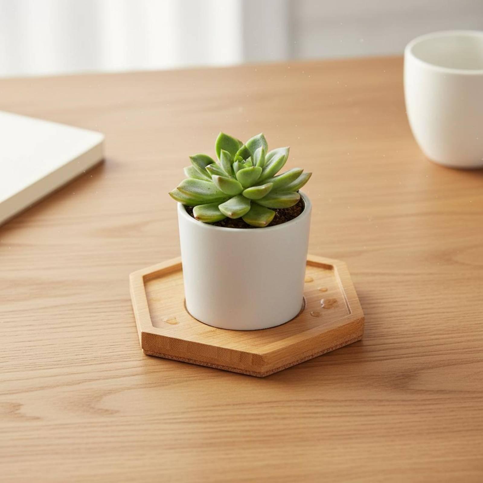 竹製工業用トレイ、小型正方形植木鉢用受け皿、植木鉢用ドリップ - Drip Tray Saucer のレビューと価格