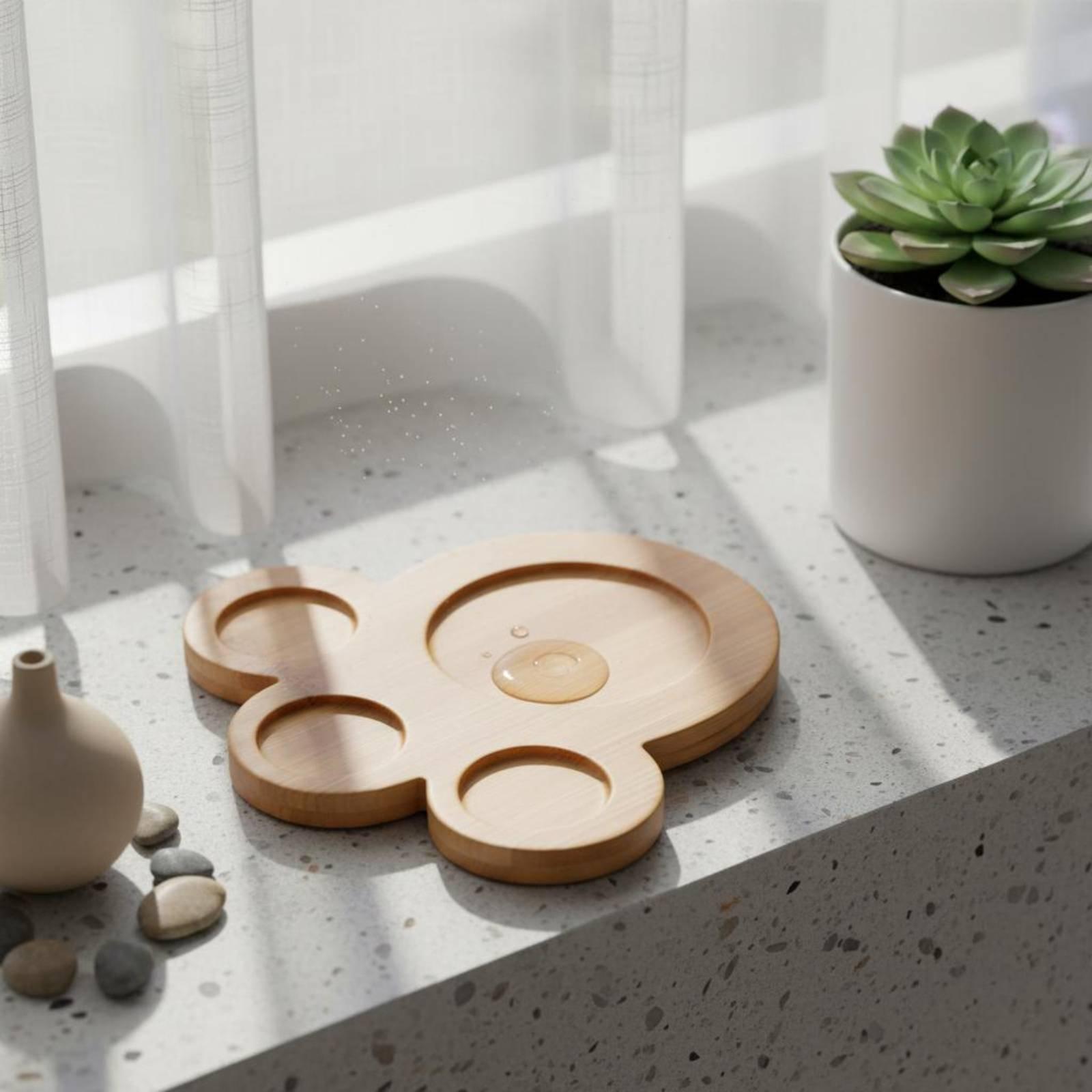 竹製工業用トレイ、植物用ドリップソーサー、防水ポットベース、 - Drip Tray Saucer のレビューと価格