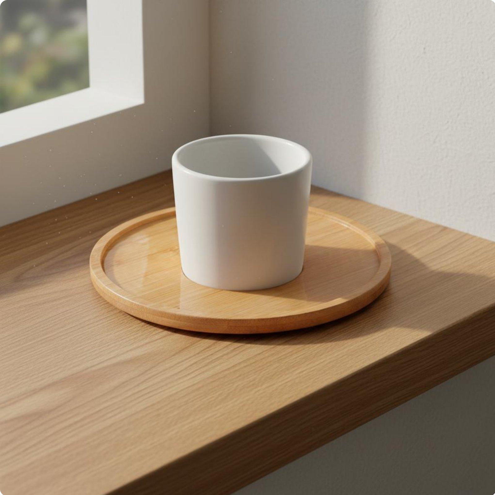 工業用竹製植物受け皿、水滴キャッチャー、木製スタンド、室内植 - Drip Tray Saucer のレビューと価格