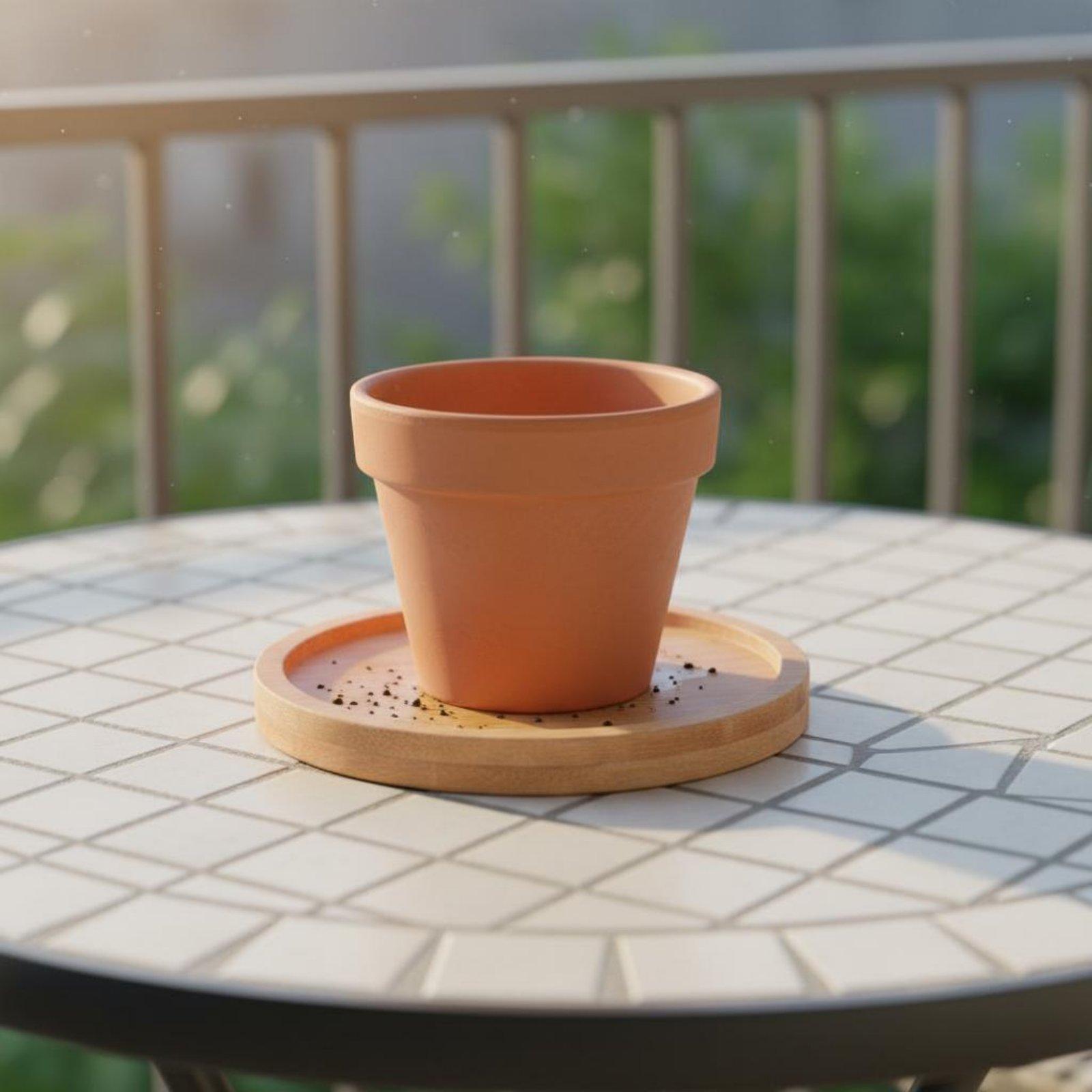 工業用竹製植物受け皿、水滴キャッチャー、木製スタンド、室内植 - Drip Tray Saucer のレビューと価格