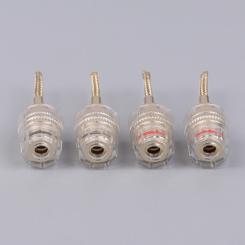 2個または4個入り、4mmバナナプラグ（メス）-2mmピンコ - Copper Wire Roll のレビューと価格